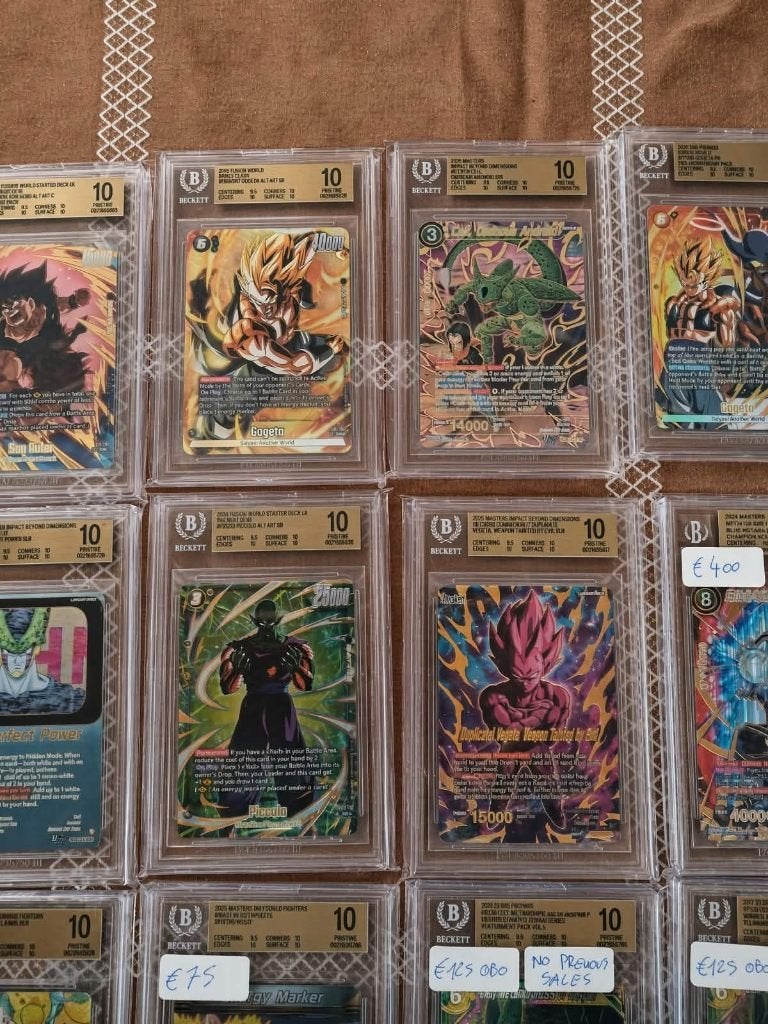 Dragon Ball Super TCG Slabs/Kaarten (NM+ BGS 10/BGS 9.5), Ophalen of Verzenden, Nieuw, Speelkaart(en)