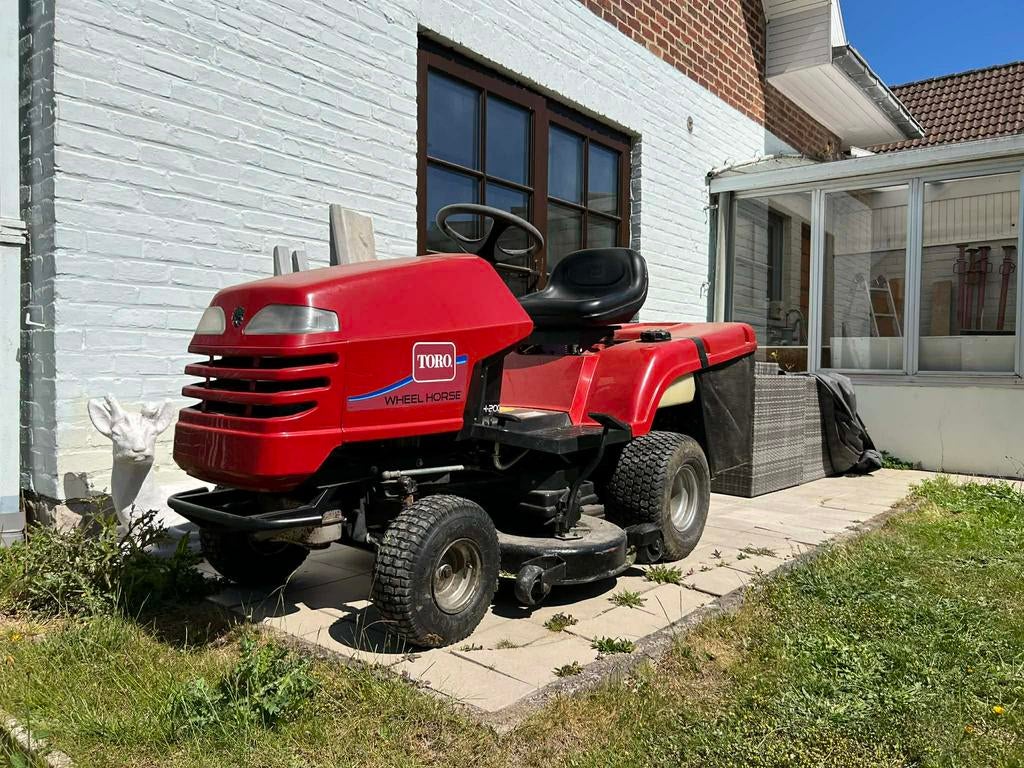 TORO Wheel Horse - Tondeuse à gazon autoportée, Jardin & Terrasse, Tondeuses autoportées, Comme neuf, 120 cm ou plus, Bac de ramassage