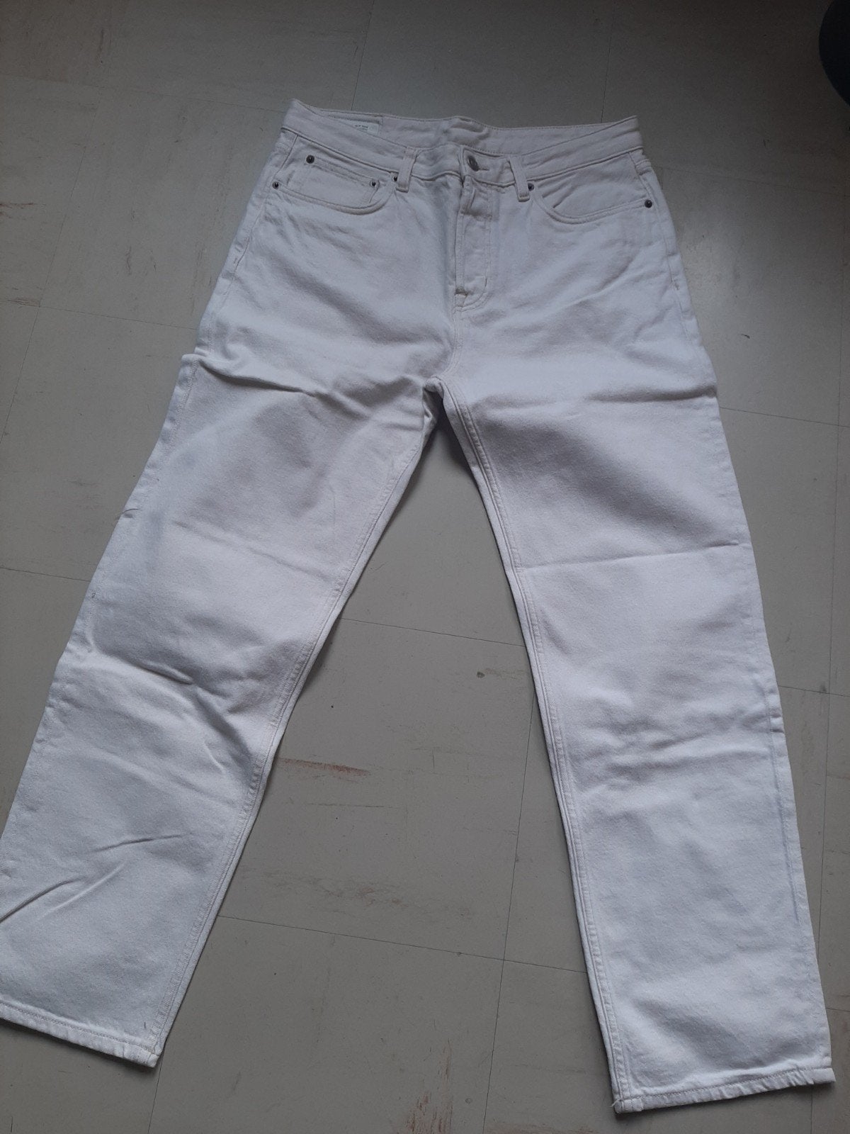 jeans witte kleur, Kleding | Heren, Broeken en Pantalons, Ophalen, Nieuw, Zara Man