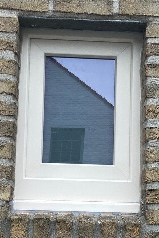 PVC Hoogrendementsglas (PROFEL) + massief houten voordeur, Enlèvement, Utilisé, Double vitrage