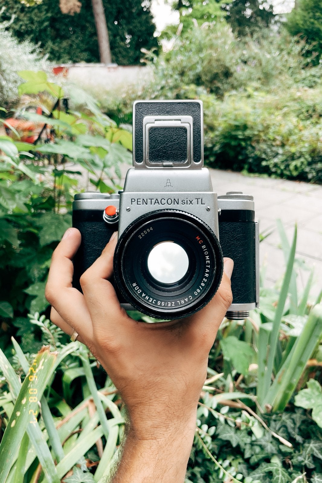 Pentacon six + Carl Zeiss 80mm 2.8, Enlèvement, Utilisé, Reflex miroir, Autres Marques