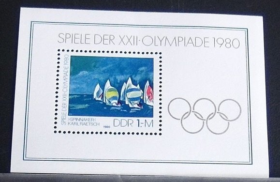 DDR: setje postfrisse blokjes en velletjes (Nr20), Ophalen of Verzenden, DDR, Postfris