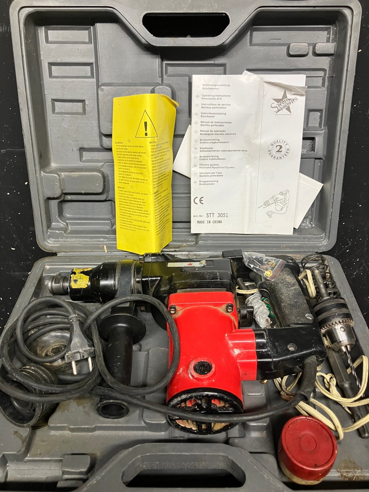 Startools boorhamer klopboor, Enlèvement, Utilisé