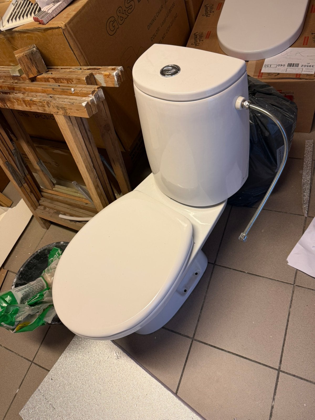 Wc + wasbakje, Doe-het-zelf en Bouw, Ophalen, Gebruikt