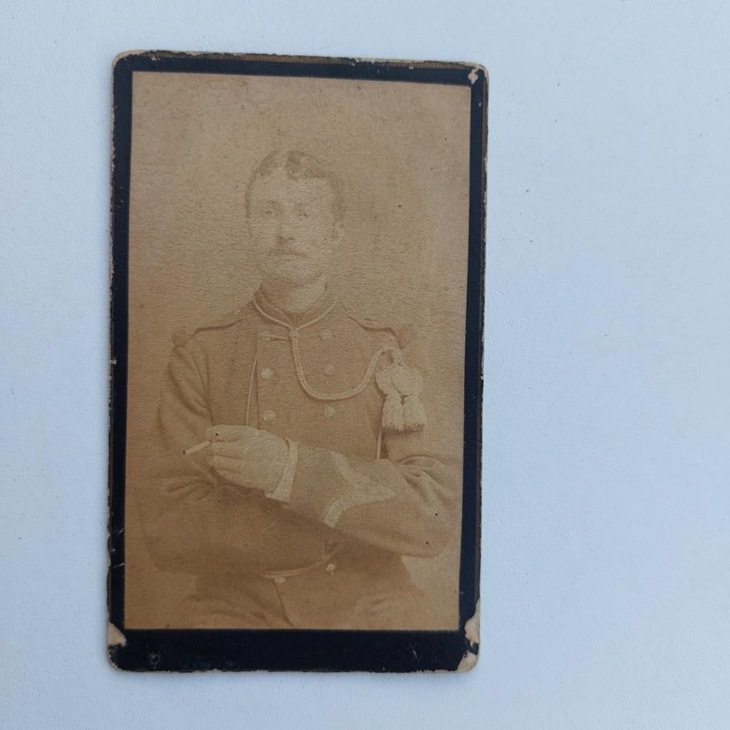 Oude foto op karton (CDV), Collections, Photos & Gravures, Enlèvement ou Envoi, Photo