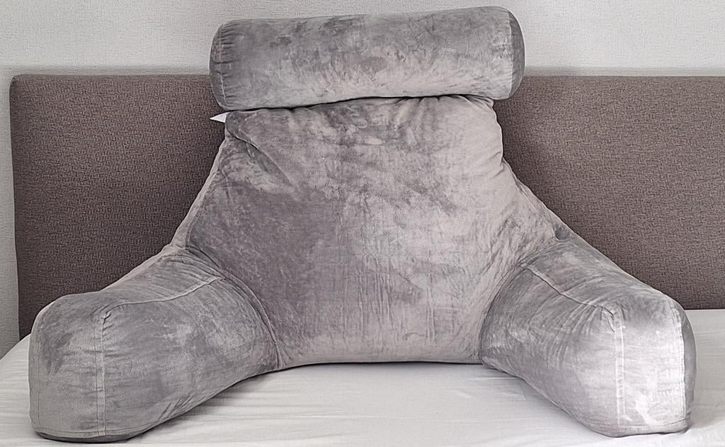 Coussin de lecture extra large avec soutien du cou