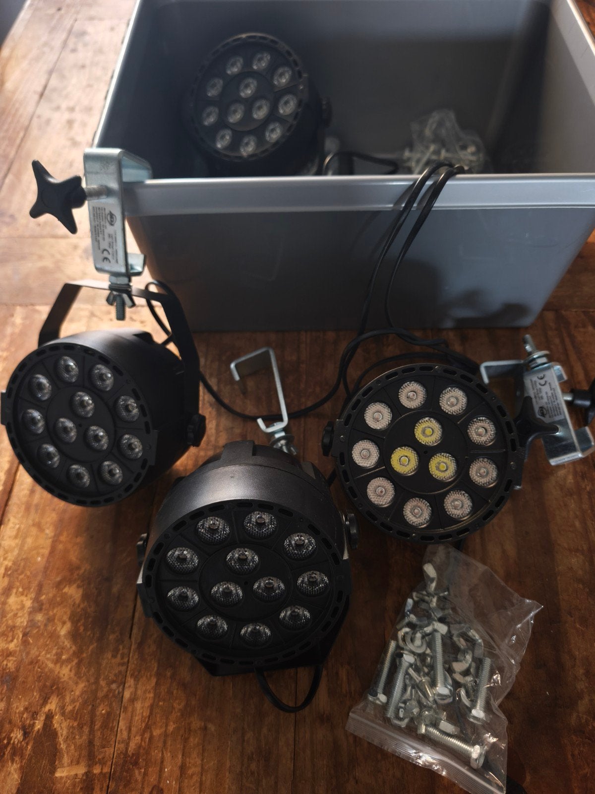 Shehds par 12x3w RGBW. Sound en DMX gestuurd, Muziek en Instrumenten, Licht en Laser, Ophalen of Verzenden, Zo goed als nieuw