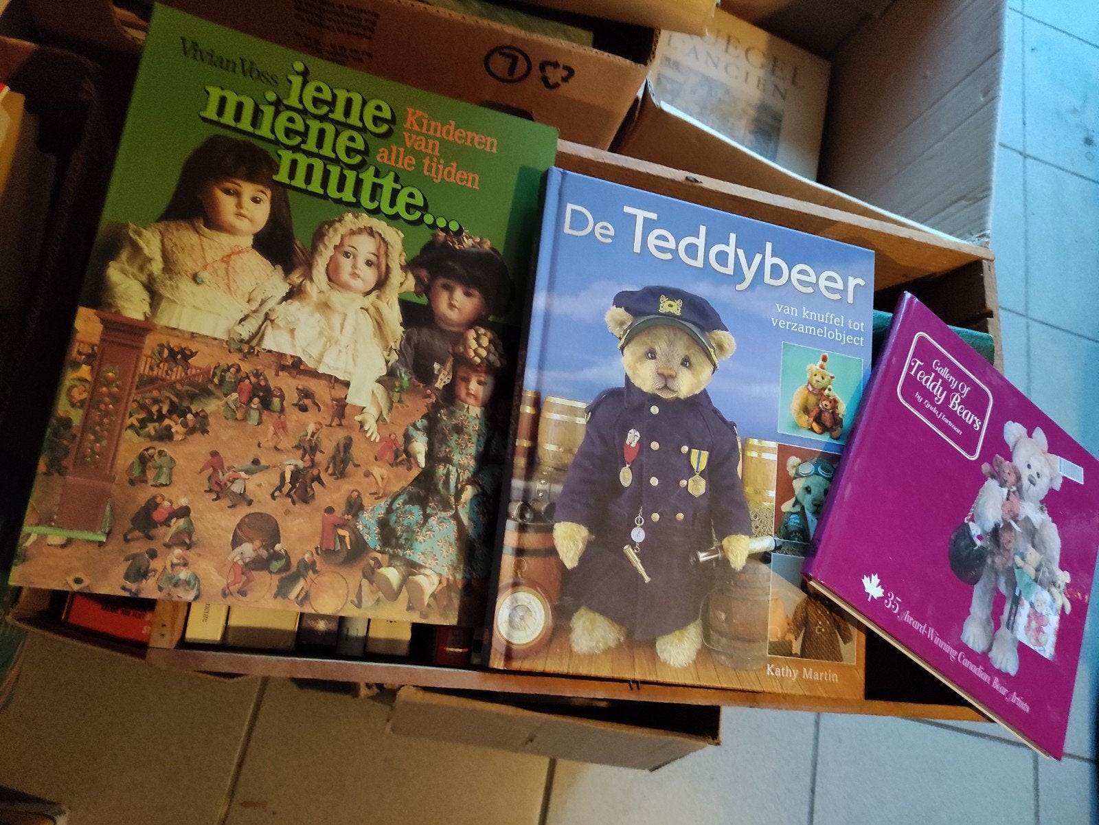 3 boeken over Teddyberen en poppen, Boeken, Hobby en Vrije tijd, Ophalen of Verzenden
