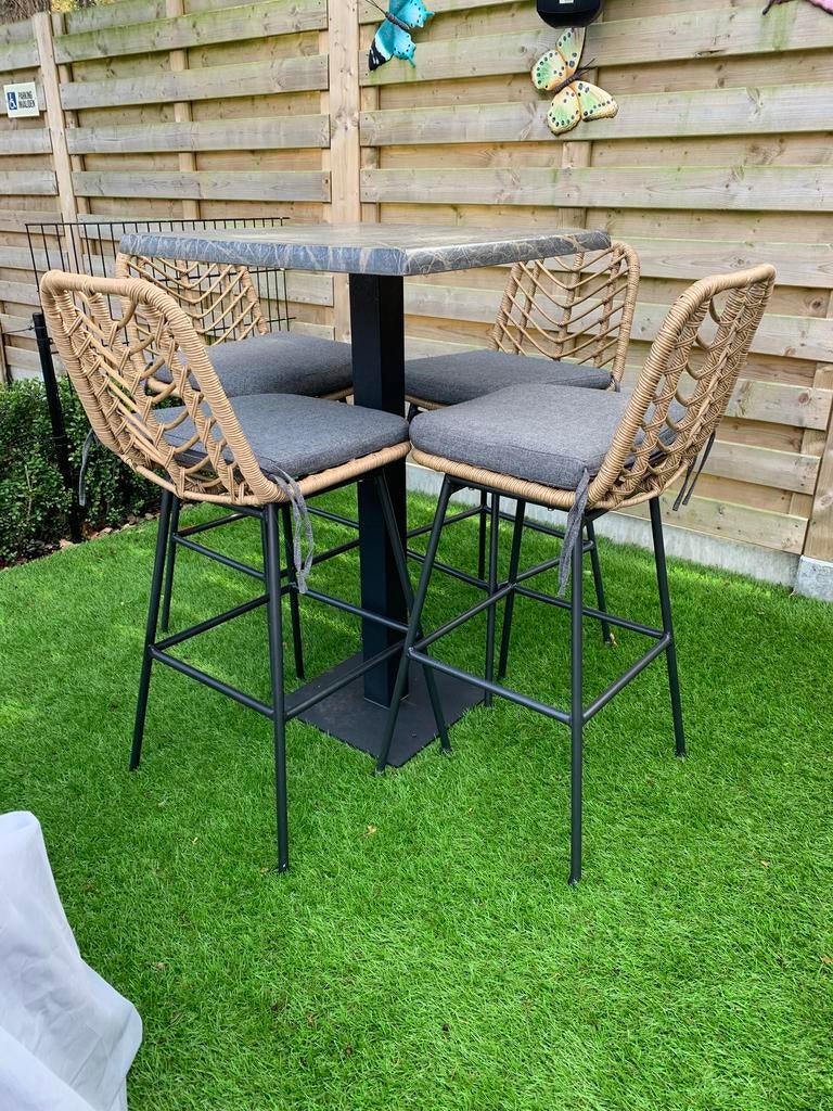 Bartafelset compleet zeer goede staat!, Tuin en Terras, Tuinsets en Loungesets, Ophalen, Zo goed als nieuw