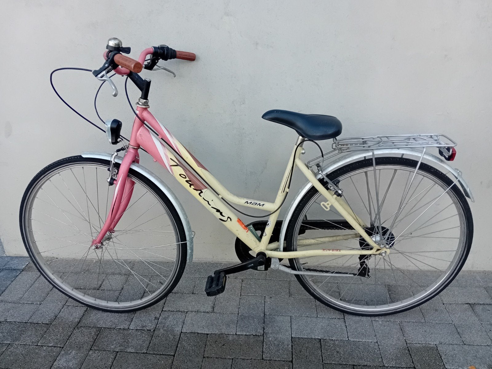 Meisjesfiets - damesfiets MBM Touring 28inch 6speed 46cm 🚴, Fietsen en Brommers, Gebruikt, Velgrem, Versnellingen, Minder dan 47 cm