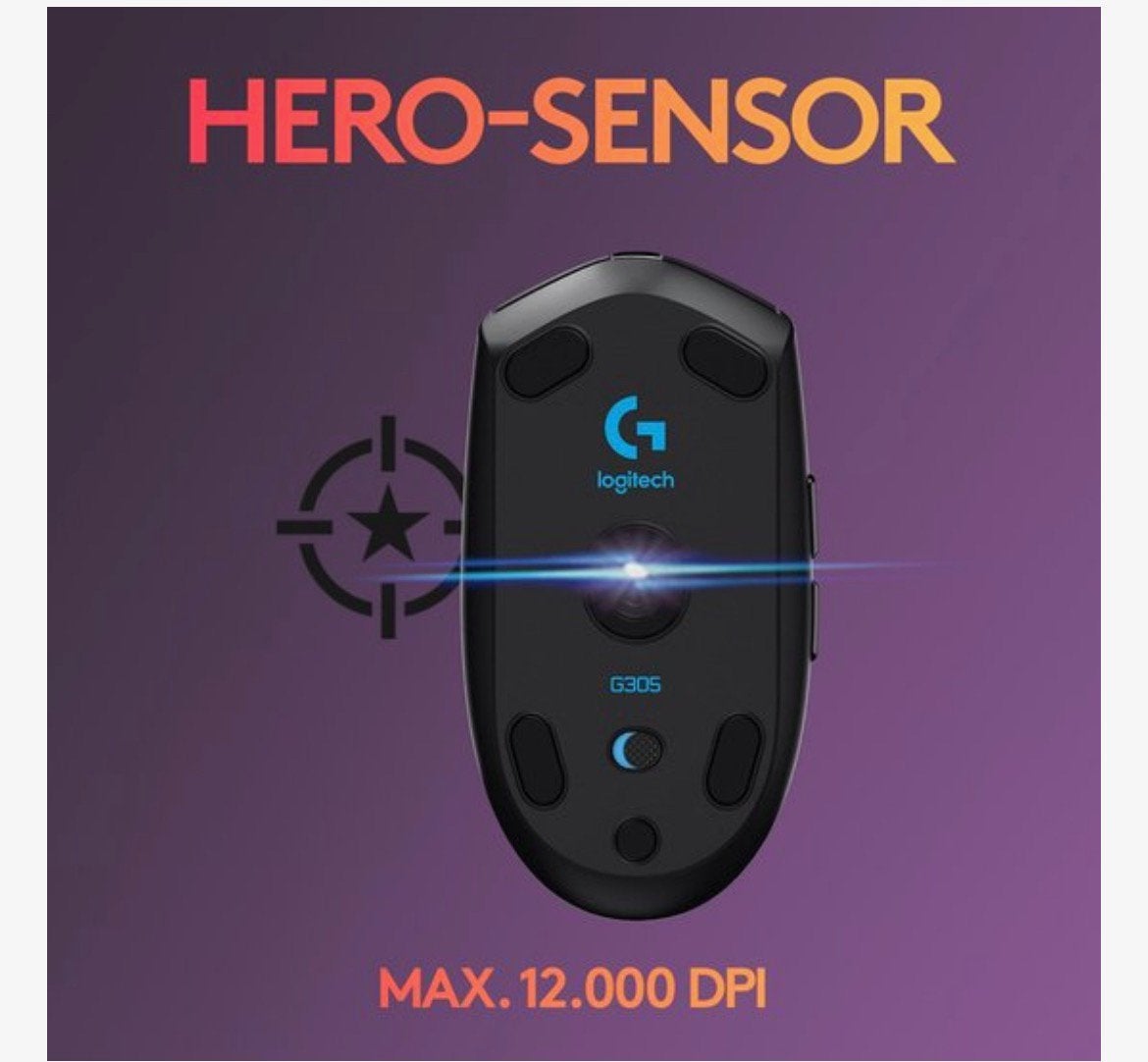 Logitech g305  lightspeed draadloze gaming muis, Computers en Software, Ophalen, Rechtshandig, Muis, Gaming muis