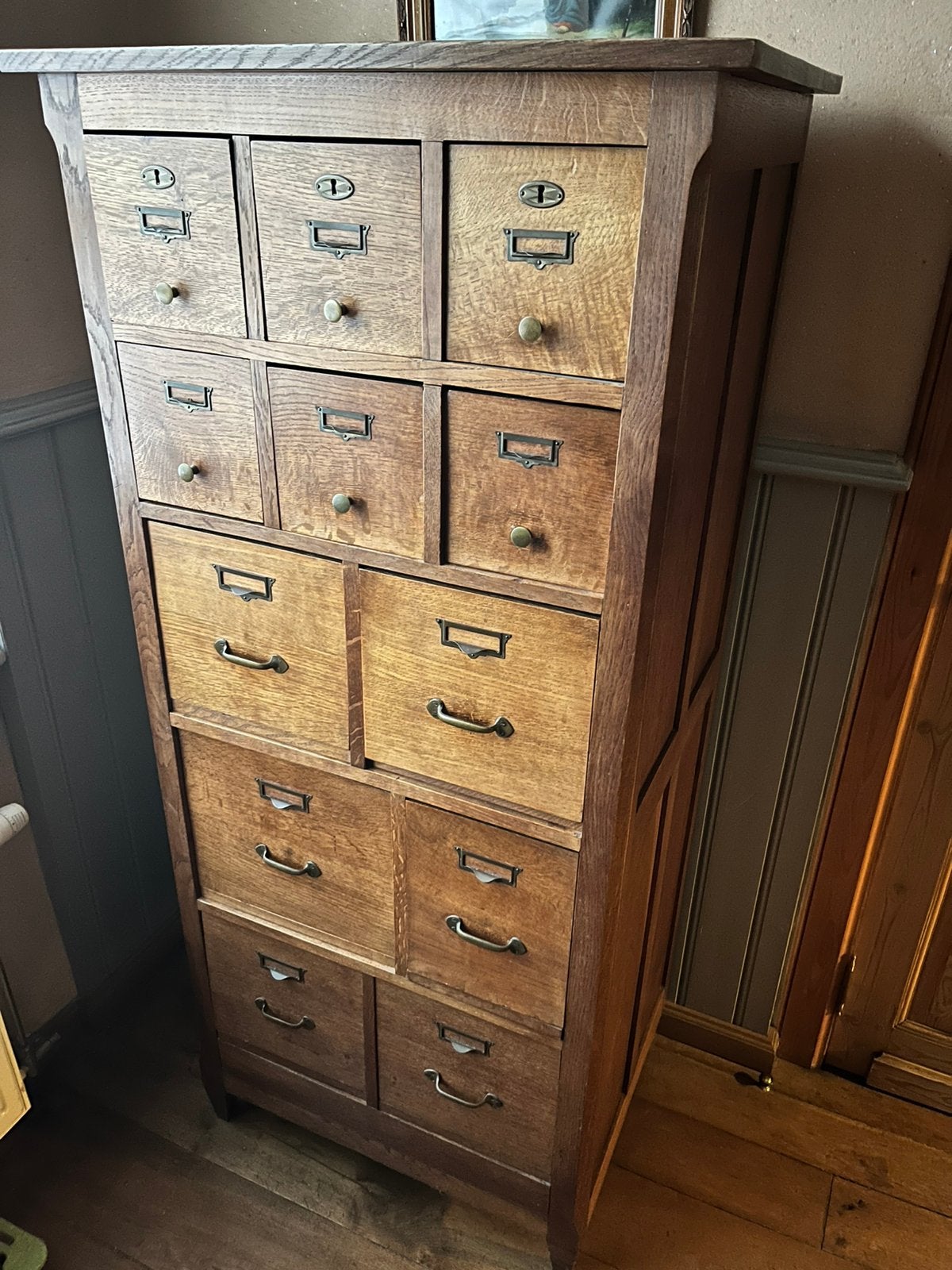Oude ladenkast, Antiek en Kunst, Ophalen