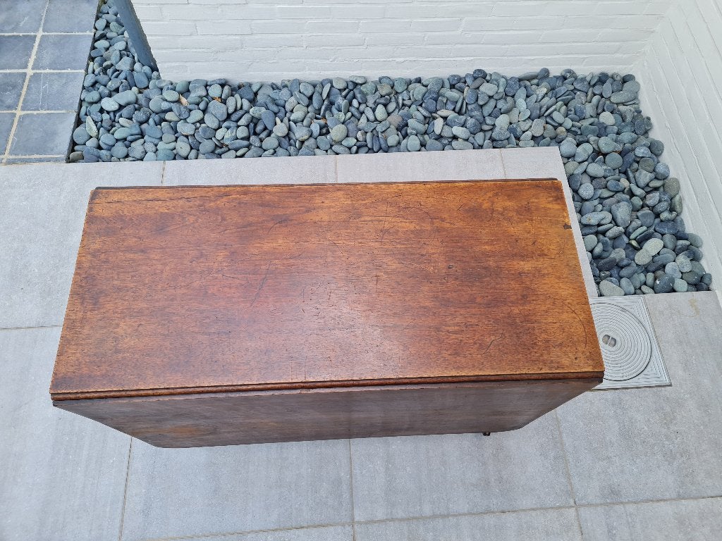 grote Engelse George III 'Gateleg-dropleaf' tafel - ca 1800, Ophalen