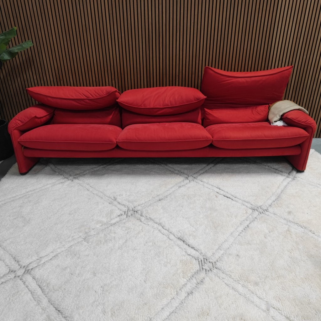 Cassina Maralunga 3-zits bank, Antiquités & Art, Enlèvement ou Envoi