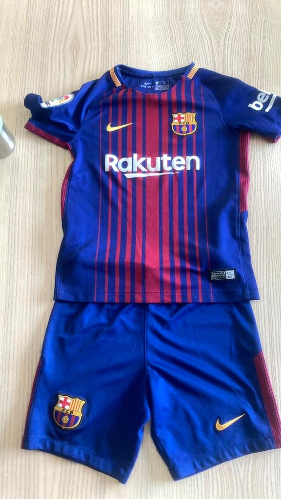Fc Barcelona kids tenue, Maat XS of kleiner, Ophalen of Verzenden, Gebruikt