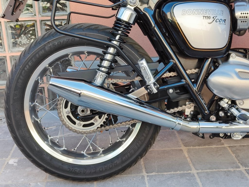 Norman Hyde peashooters Triumph T100 / T120 2016+, Motoren, Ophalen of Verzenden, Nieuw