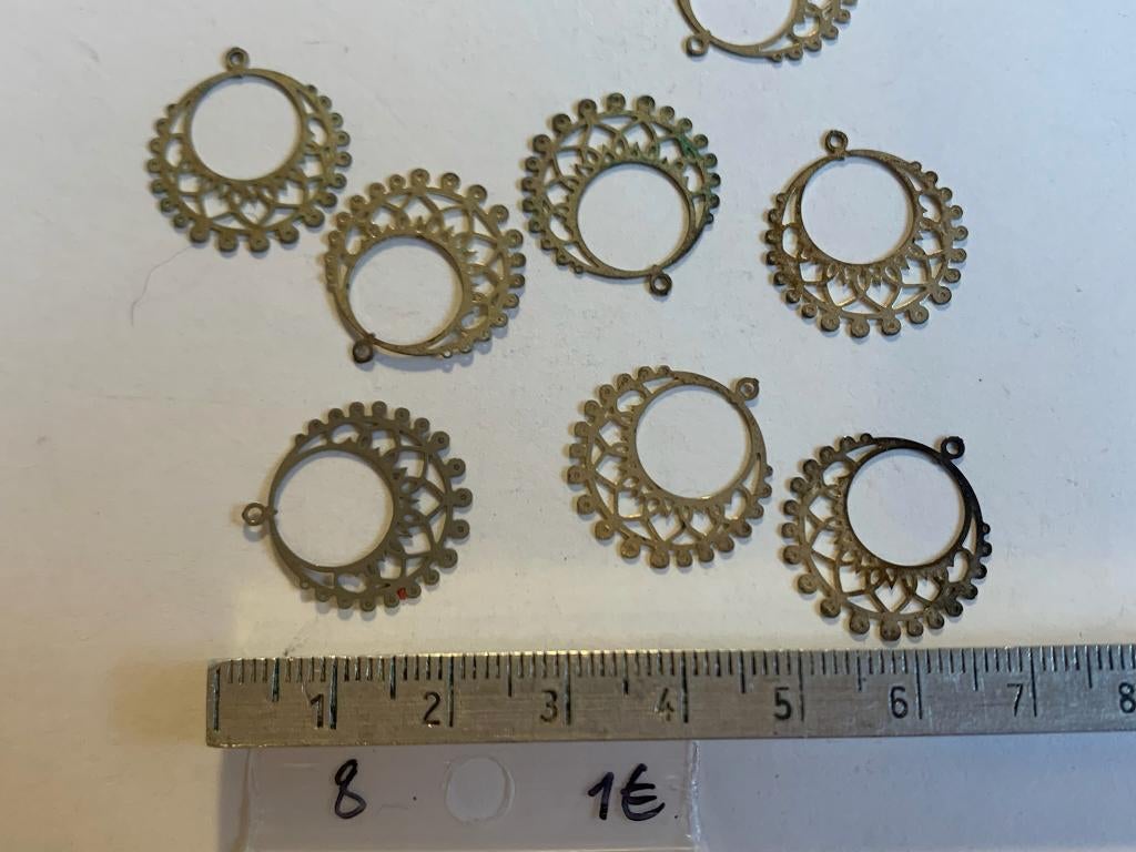 8 filigraan hangertjes, Enlèvement ou Envoi, Neuf, Pendentif