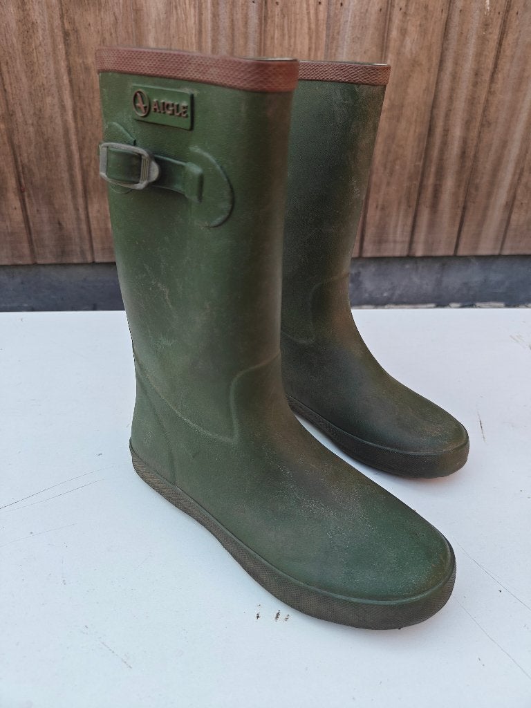 Aigle regenlaarzen maat 32, Enlèvement, Utilisé