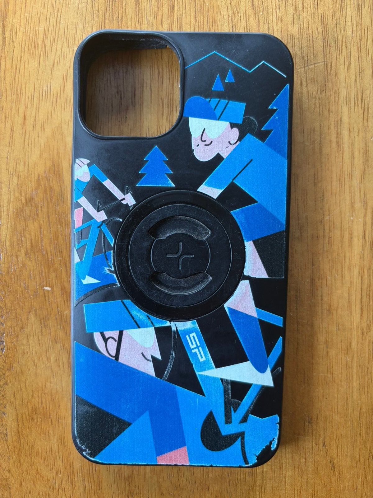 SP connect hoesje Iphone 15, IPhone 15, Gebruikt, Frontje of Cover, Blauw