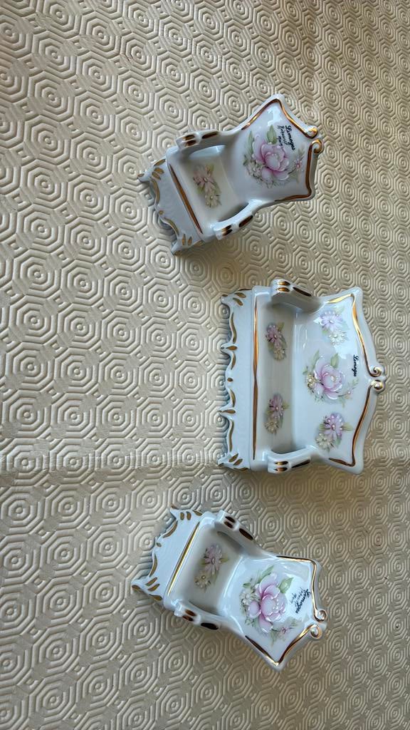 Limoges bankje en 2 stoeltjes, Ophalen