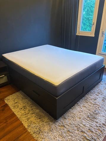 gratis ikea bed met lades, Ophalen