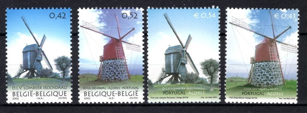 3091/3092 MNH** 2002 - Emission commune Portugal, Envoi, Non oblitéré, Neuf