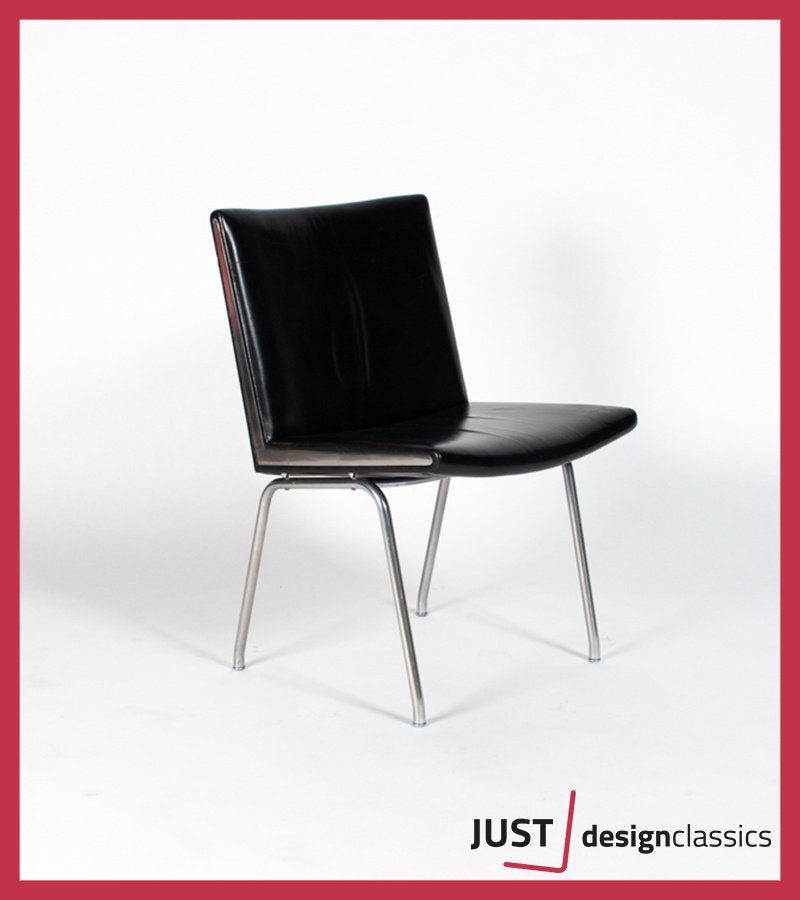 AANBIEDING!!! A.P. Stolen Ap-38 Airport Chair 60's, Huis en Inrichting, Ophalen, Gebruikt, Zwart