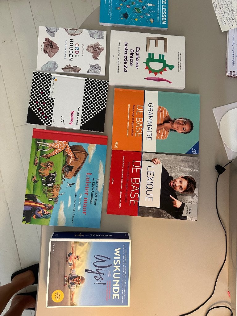 Pakket studieboeken bachelor Lager Onderwijs, Enlèvement, Comme neuf, Autres niveaux