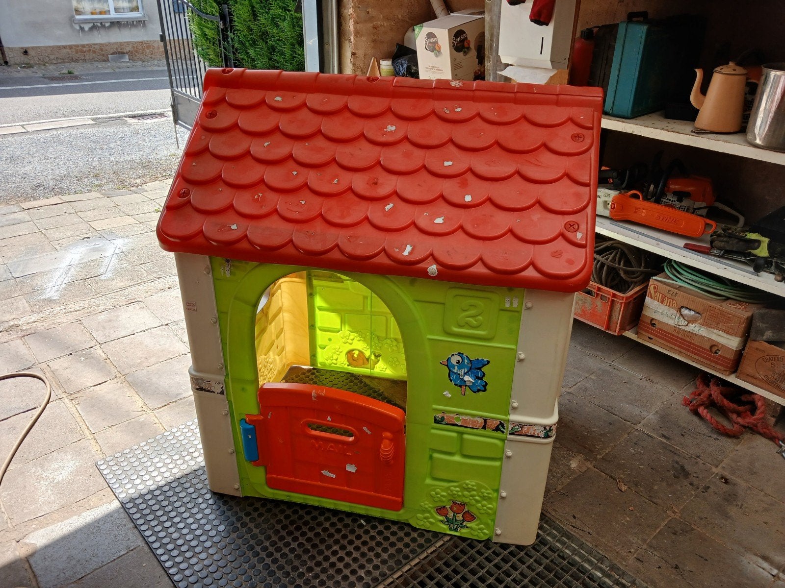 Maisson, Enlèvement, Utilisé, Plastique