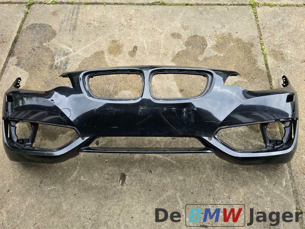 Voorbumper zwart BMW 2-serie F22 F23 51117390336, Gebruikt, Voor, Ophalen of Verzenden, Bumper