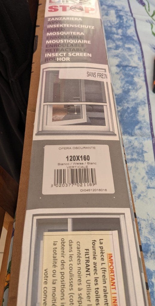 Store extérieur enroulable occultant – neuf – 120  160 cm, Enlèvement, Neuf