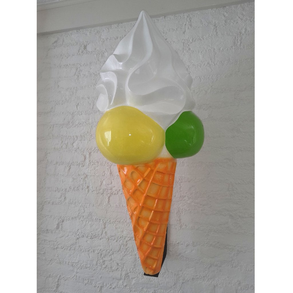 Schepijsje 90 cm - polyster schepijs op ijshoorn met beugel, Verzamelen, Merken en Reclamevoorwerpen, Ophalen, Nieuw