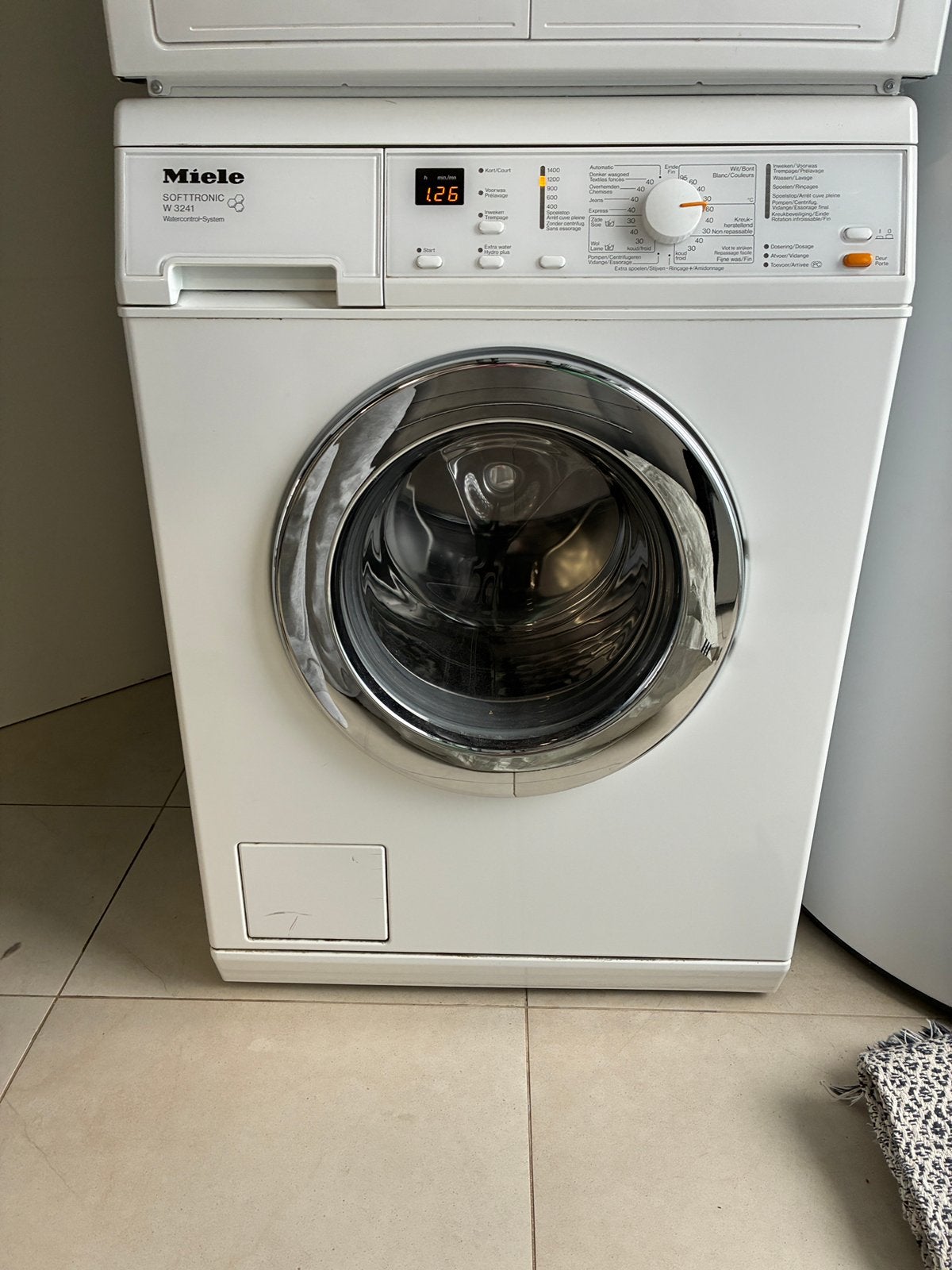 Miele wasmachine, Elektronische apparatuur, Gebruikt, Energieklasse A of zuiniger, Ophalen of Verzenden, Voorlader
