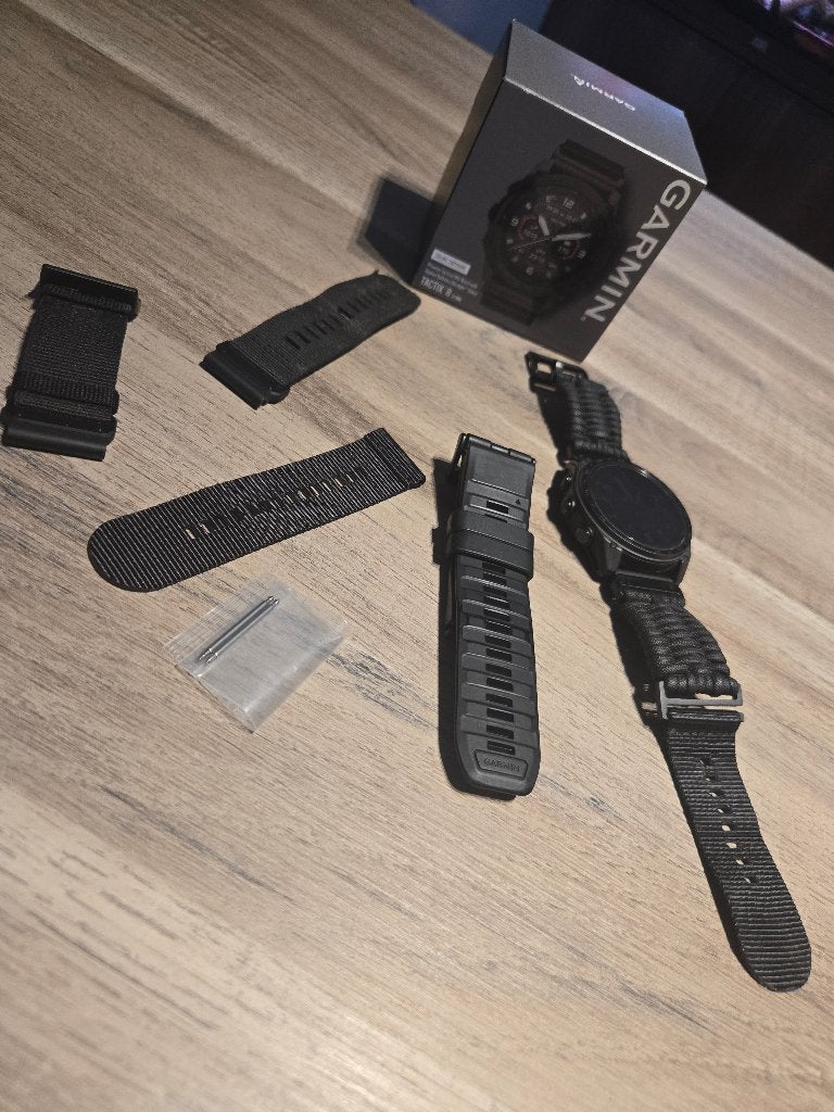 Garmin tactix 8 solar saphire 51 mm, Zwart, Garmin, Nieuw, Ophalen of Verzenden