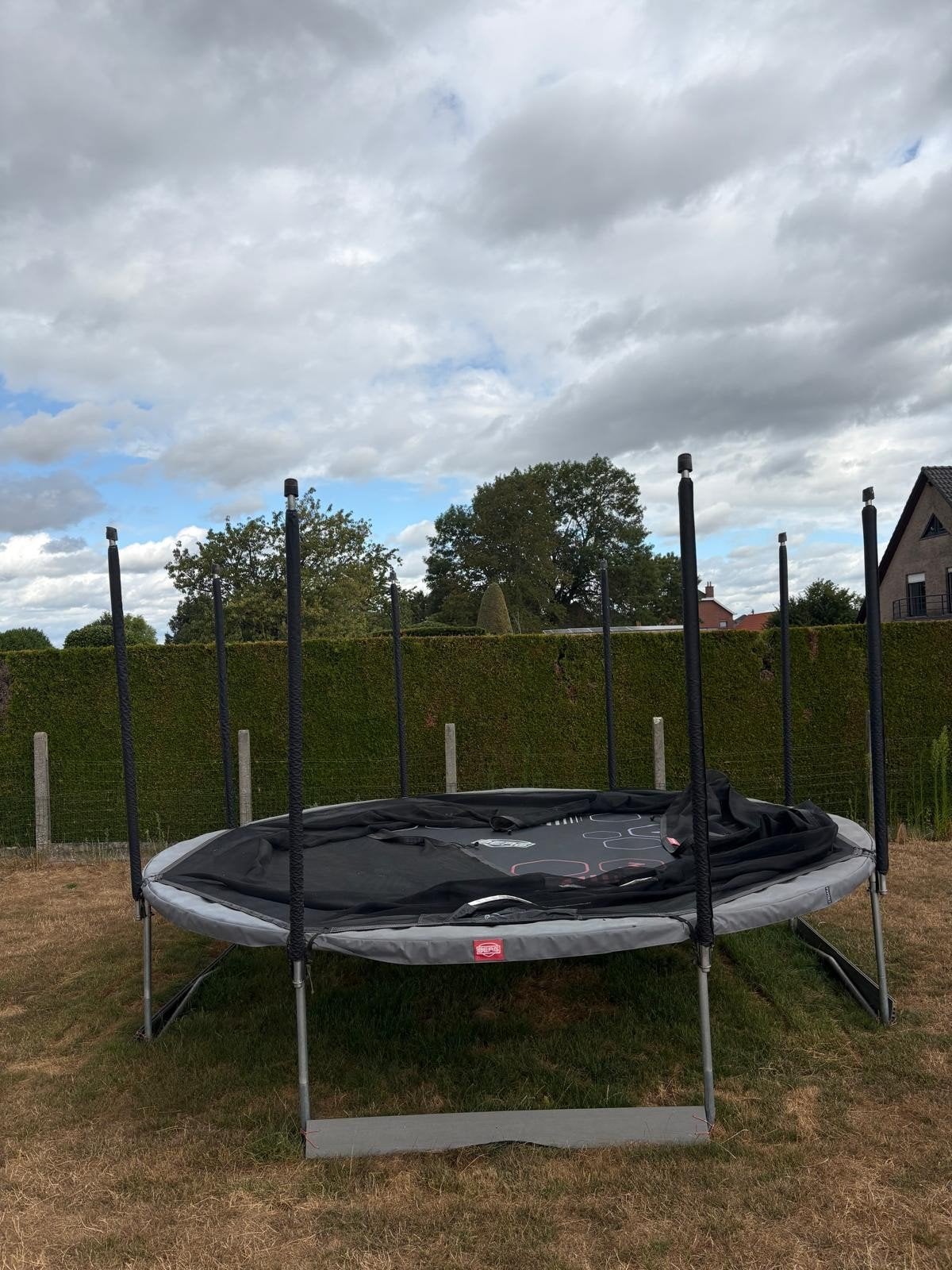 BERG Favorit Regular Trampoline 430 Grijs, Ophalen, Gebruikt
