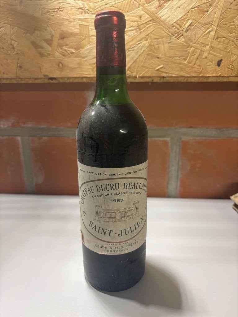 Chateau Ducru-Beaucaillou 1967 (2ième Grand Cru Classé), Ophalen, Frankrijk, Zo goed als nieuw, Rode wijn
