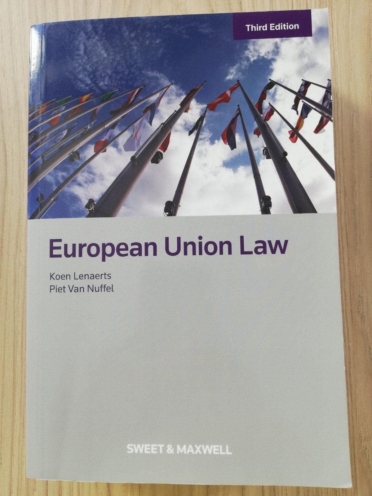 Book to sell: European Union Law (Lenaerts/Van Nuffel), Enlèvement, Comme neuf, Juridique et Droit