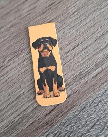 Rottweiler magnetic bookmark, Ophalen of Verzenden, Nieuw, Dier