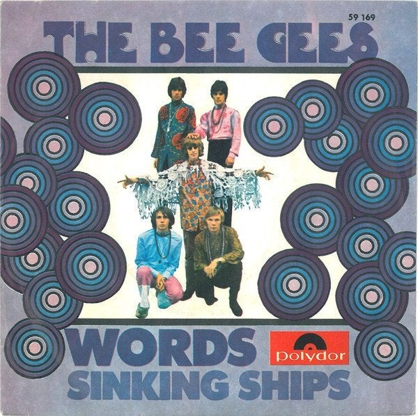 7" The Bee Gees – Words, CD & DVD, Vinyles Singles, Enlèvement ou Envoi, 7 inch, Utilisé, Rock et Metal