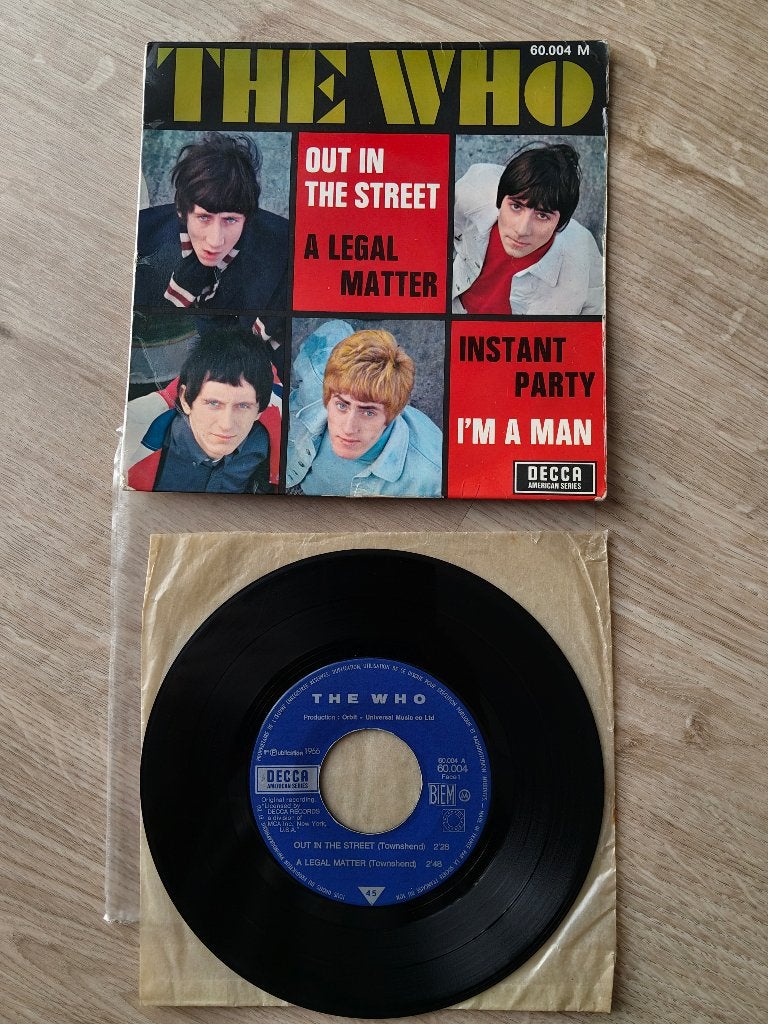 THE WHO OUT IN THE STREET EP, CD & DVD, Vinyles | Dance & House, EP, Pressage original, Envoi