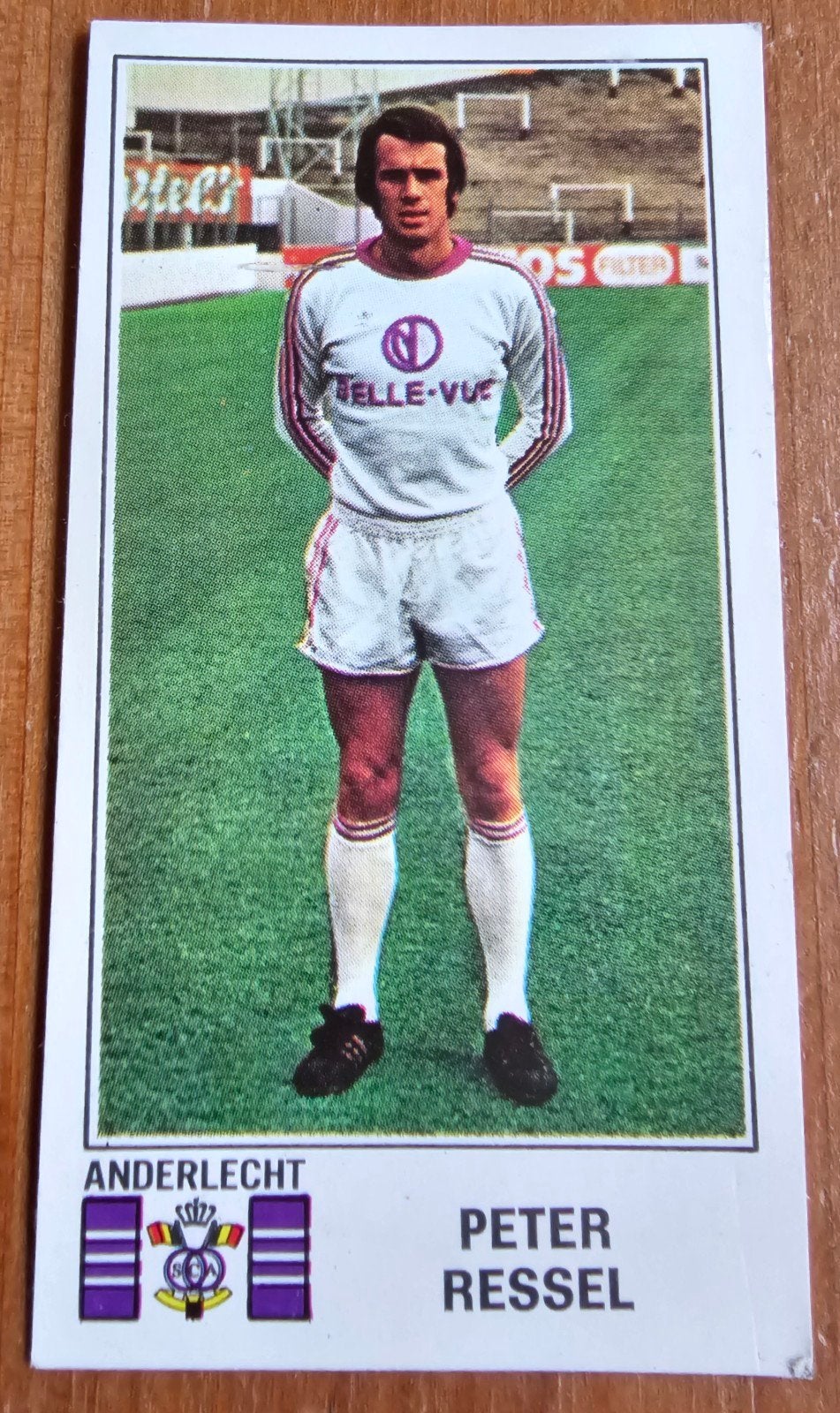 Panini Football 76 #19 Peter Ressel Anderlecht Voetbal!, Ophalen of Verzenden, Sticker