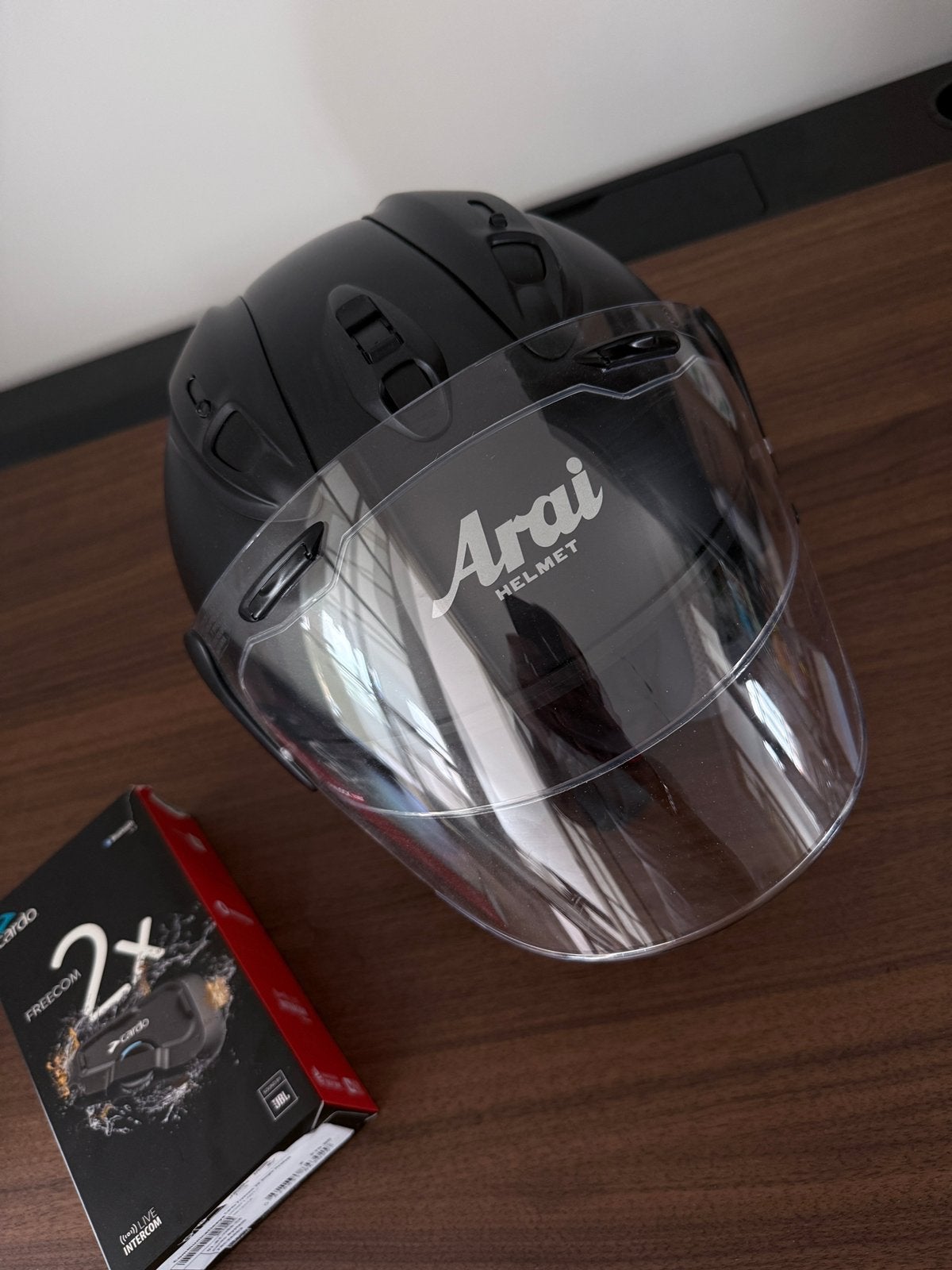 Casque Arai SZR-EVO frost black, taille M, Motoren, Ophalen of Verzenden, L, Arai