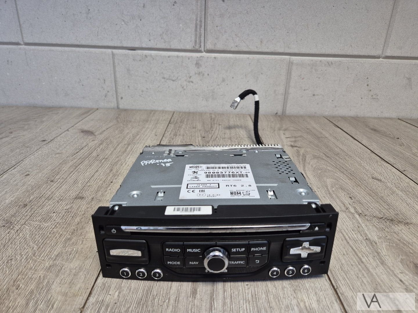 Radio navigatie Peugeot Partner Citroen Berlingo 98083776xt, Auto-onderdelen, Gebruikt, -, -, Ophalen of Verzenden