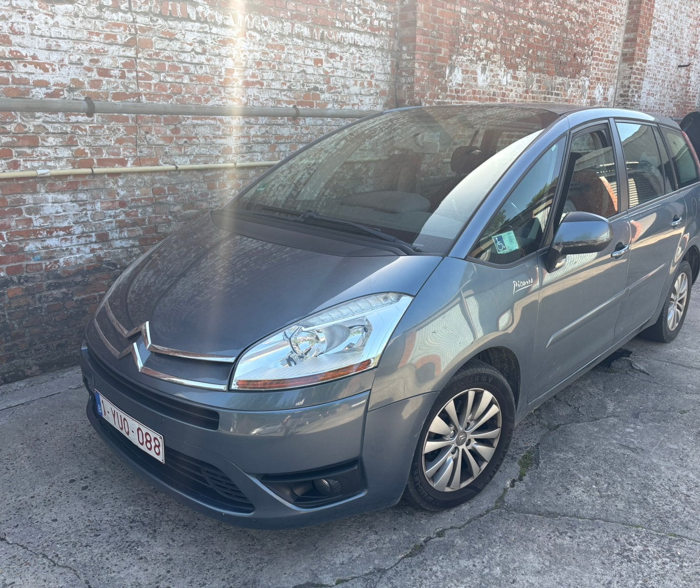 Citroen c4 grand picasso 2007 1.6hdi 223000km automaat!, Automaat, Zwart, Diesel, 5 deurs