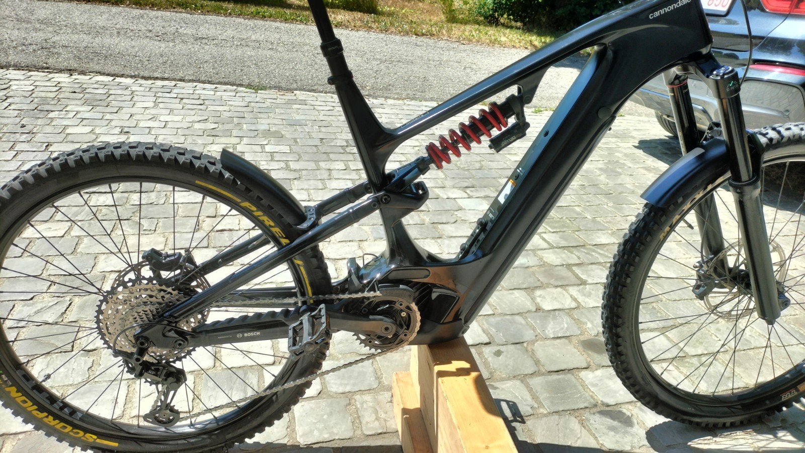 VTT électrique Cannondale moterra, carbone 29" état neuf,, Fietsen en Brommers, Zo goed als nieuw, Schijfrem, Ophalen, Overige merken