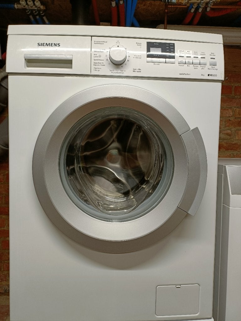 Wasmachine, Electroménager, 1200 à 1600 tours, Chargeur frontal, Enlèvement, Utilisé