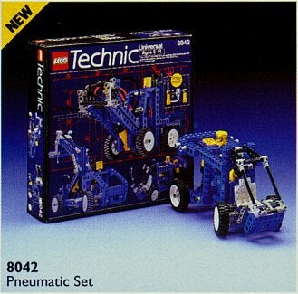 Lego Technic 8042 - Pneumatic set, Gebruikt, Lego, Ophalen of Verzenden, Technic