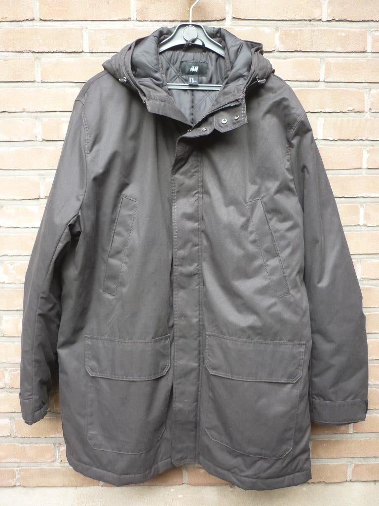 Parka Jas H&M, Zwart, Ophalen of Verzenden, H&M, Maat 56/58 (XL)