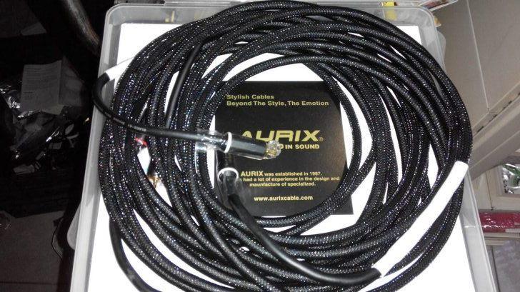 Zeer zeldzame nieuwe AURIX RCA-kabel!!, Auto diversen, Autospeakers, Nieuw, Ophalen