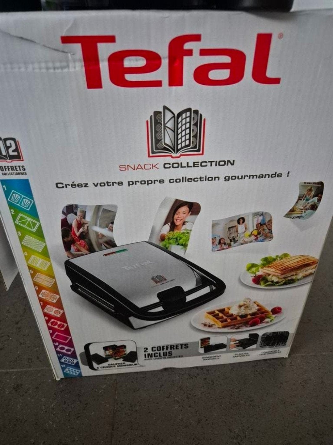 Tefal snack collection grill en wafelijzer, Electroménager, Enlèvement